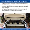 X AUTOHAUX Rear Left Right Tailgate Power Lift Support for
