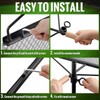 GARLLEN Swivel Campfire Grill, Portable Camping Grates with Heat-Resistant Mesh