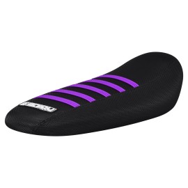 Enjoy Mfg Sur Ron Light Bee Gripper Seat Cover SurRonshop Extended  BLACK/PURPLE RIBS #396