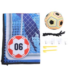 Soccer Ball Game Mat Set Interactive Multifunctional Safe Indoor Outdoor Use Soccer Wall Mat for Kids A Style 2
