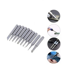 Pack Of 10 Pcs 900 M-T Soldering Iron Tips For 936, 937, 938, 969, 8586, 852D Soldering Station Soldering Gun