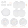 Woven Cotton Rope Round Placemats Set of 4 with Holder