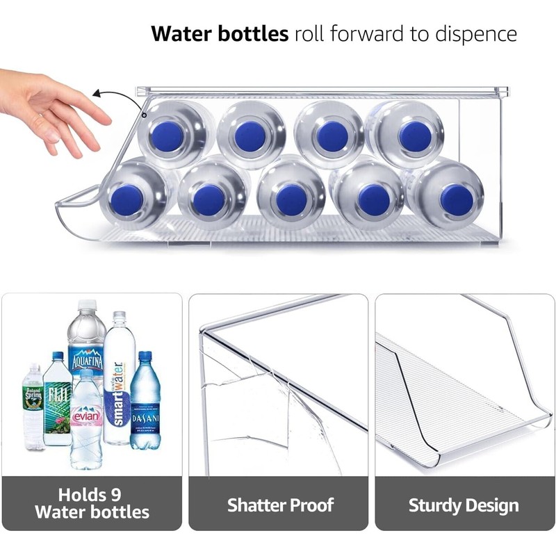 Sorbus Water Bottle Organizer - Can and Bottle Holder Drink