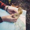 Compass hiking, Clamshell Compass Camping Gear Survival Gear Waterproof Luminous