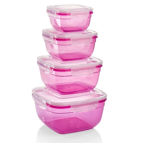 Grizzly Set of Food Storage Containers, Storage Containers With Lid, 100% Airtight And Waterproof