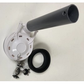 NUFLUSH Gibson 3.25 in. Toilet Flush Valve For 2-Piece Toilet Sliding Overflow Tube Ext.