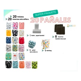 Paquete 20 Pañales Alva Baby                                                                                                                          