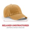 Richardson Unisex 324 Pigment-Dyed Adjustable Backstrap Baseball Cap, Solid Mustard,