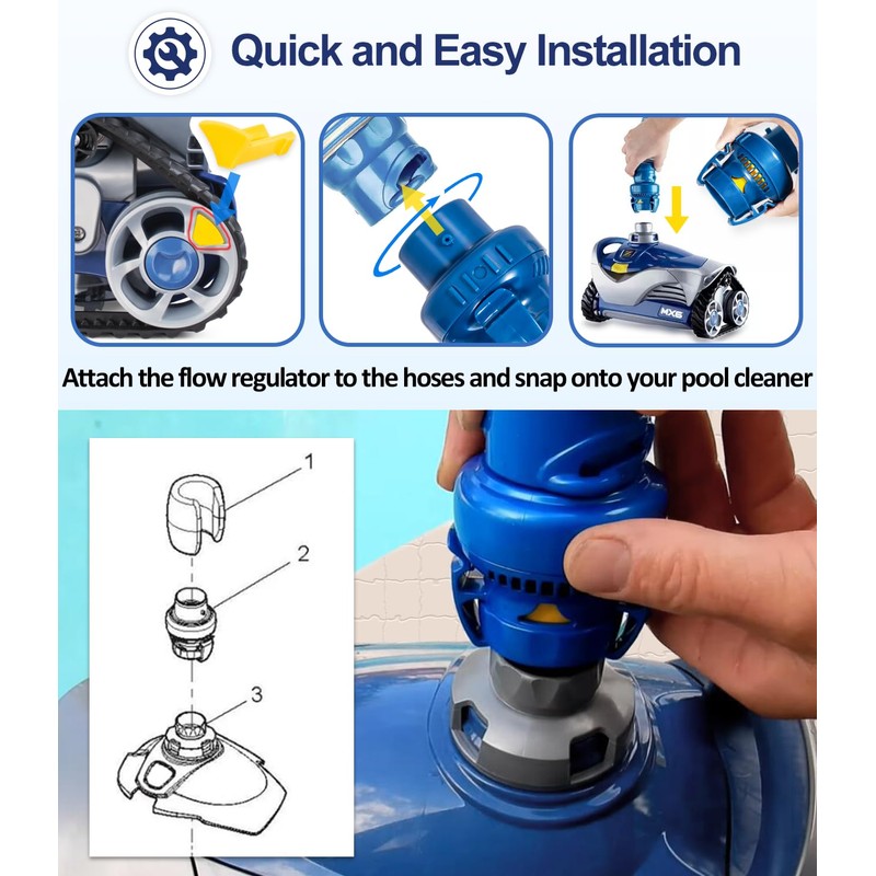 FRV100 Flow Regulator Valve Replacement fit for Zodiac MX6 MX8