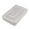 OdontoMed2011® 30x20x5 cm Instruments Box Stainless Steel Holloware Tray Box