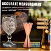 LIFKOME Creative Stainless Steel Cocktail Jigger Bartender Measuring Cup for