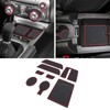 SENSHINE for Chevy Camaro Accessories 2010-2015 Interior Cup Holder Inserts