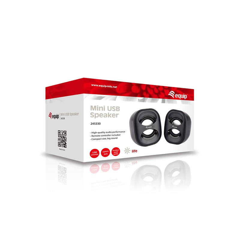 Equip Mini USB Speaker Black