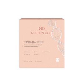 Nuborn Cell Mascarilla De Colágeno De Hidrogel  Mascarilla De Hidrogel De Células Madre Avanzada Para Piel Seca  2 De Niacinamida, Colágeno