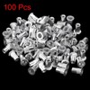 TA-VIGOR 100Pcs #8-32 Rivet Nuts, 304 Stainless Steel Knurled Flat