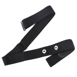 Heart Rate Monitor Chest Replacement Strap, HR Sensor Belt Compatible with Equipment Wahoo Garmin Polar, Elastic Sport Adjustable Soft Chest Mount Straps Bands for Run Cycling, Buckle Distance 1.77"