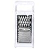 KitchenCraft Flat Stainless Steel Multi-Purpose Cheese Grater with Handle, 29