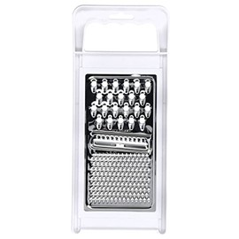 KitchenCraft Flat Stainless Steel Multi-Purpose Cheese Grater with Handle, 29 cm (11.5")