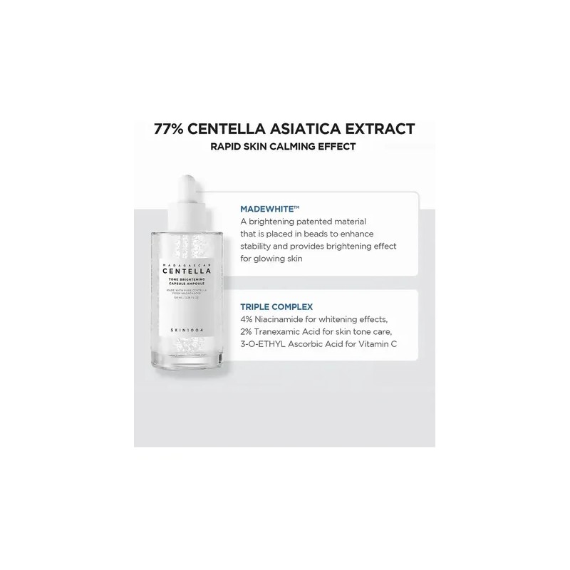 Centella Ampoule Brightening Skin1004 100 Ml Sérum Facial