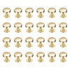 sourcing map 24 Pcs Flat Head Button Stud 10mm Screw