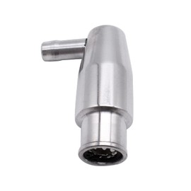 1 Set SHLPDFM Polished Aluminum Mini 3/4" Valve Cover PCV Breather and Grommet Compatible with 1.25" ID Holes SBC Chevy Ford Mopar