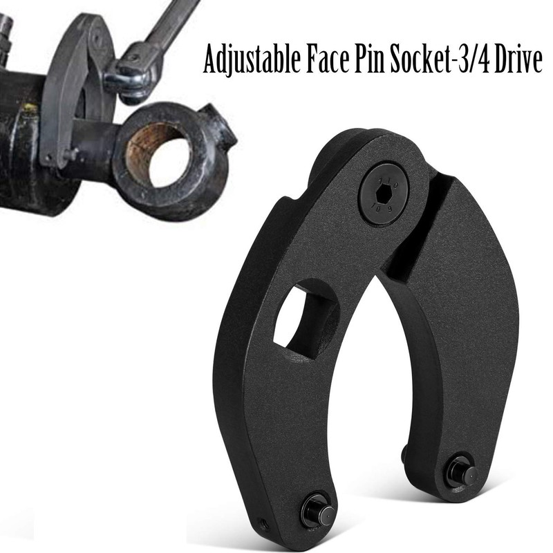 Sunluway 1266 Adjustable Gland Nut Wrench Universal for Hydraulic Cylinders