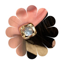 Diamond Studs Earrings CZ crystal Studs Vintage White Rhinestone Square Stud Earrings Hollow Square Cz Earrings Jewelry for Women and Girls