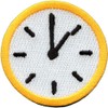 Tell The Time Badge Patch Clock Wilderness Scout Sash Iron