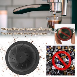 5Pcs Refillable Coffee Capsule 230ml Reusable Coffee Pods BPA-Free Reusable Coffee Capsule Pod