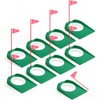 9 Pcs Golf Putting Cup with Flag, Practice Training Aids