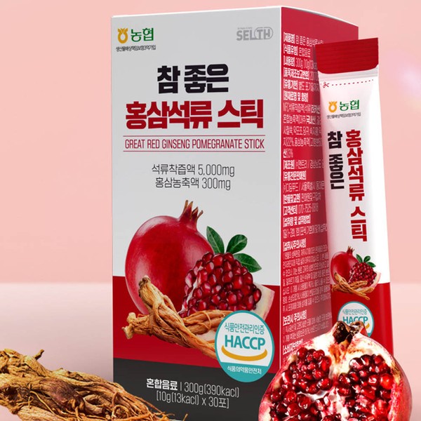 [On Sale] 10gx30packs Red Ginseng Pomegranate Sticks / [온세일]10gx30포 홍삼