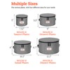 China Storage Containers, 4 Piece Rigid-Shell Dinnerware Storage with Felt