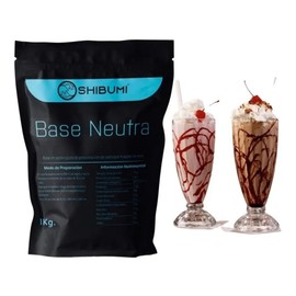 Base Shibumi Neutra Frappé Para Bebidas 1 Kg 24g Por Poción