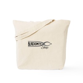 CafePress Blacksmith Shop Tote Bag Reusable Natural Beige Canvas Shopping Bag