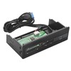 Agatige Internal Card Reader, 5.25 Inch USB 3.0 PC Front
