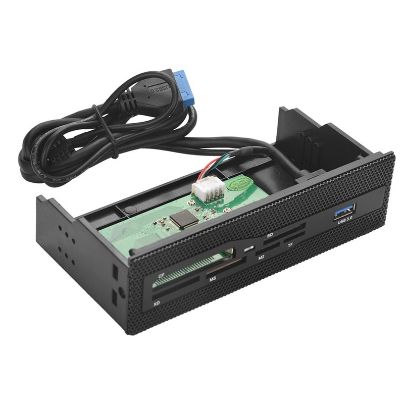 Agatige Internal Card Reader, 5.25 Inch USB 3.0 PC Front
