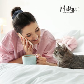 Velvet Solid Scrunchies - Set of 6 (Grey)