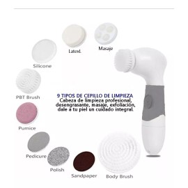 Cnaier Cepillo Limpiador Facial Exfoliante 9 En 1