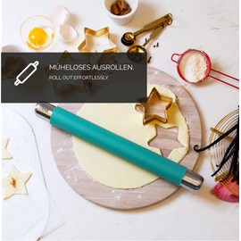 Dolce Mare® Rolling Pin, Blue