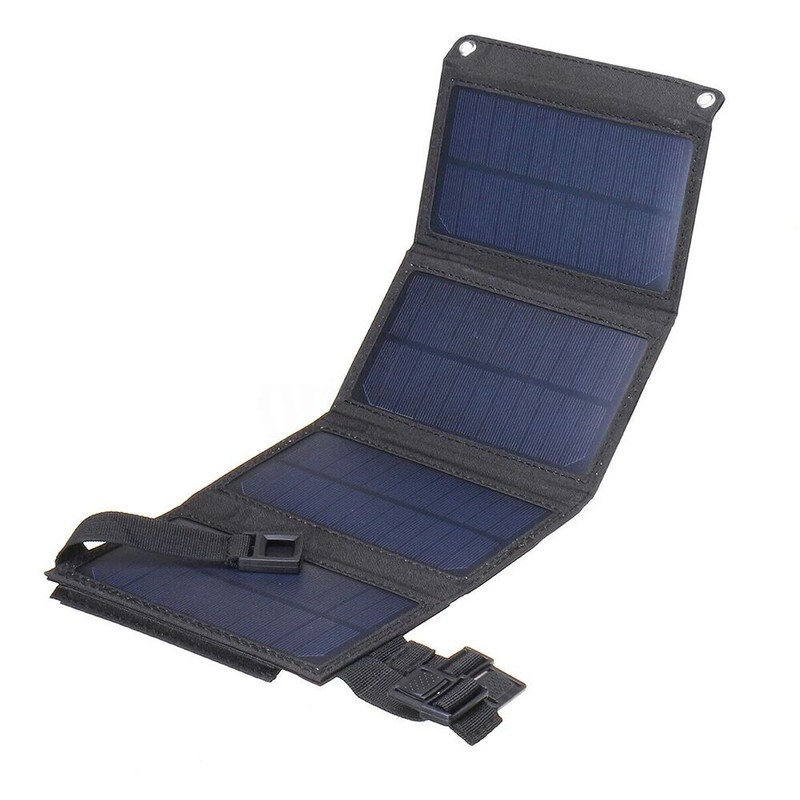 20W Outdoor Camping Hiking USB Solar Panel Portable Solar Power