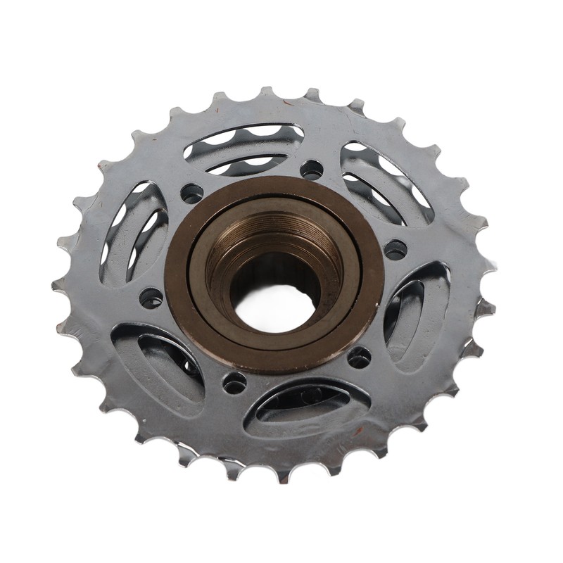 7 Speed Freewheel 13‑28T Bike Threaded Flywheel Silver Steel Bike