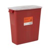 McKesson Sharps Container, Stackable, Locking Lid, Red, 3 gal, 12