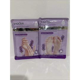 Sadoer Moisturizing Hand Mask And Exfoliating Foot Mask - Lavender