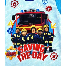 Fireman Sam Kids Pyjamas Play 3-4 Years, PJ’s Nightwear Blue