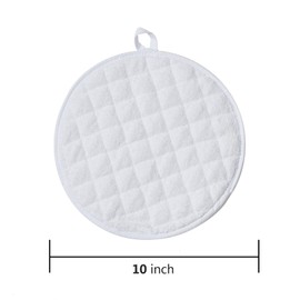 Lifaith Tortilla Server & Pancake Keeper - 2-Pack 10” Microwavable Bag for Food, Tortilla Warmer - Natural High Density Fabric with Sealing Design, Keeps Food Warm & Soft (White)