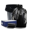 Plasticplace 95-96 Gallon Heavy Duty Black Trash Bags - Contractor