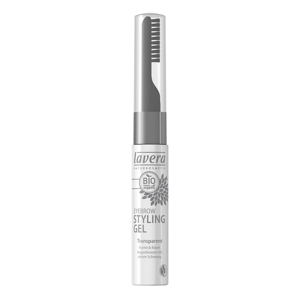 Lavera Natural Style & Care Gel (For Brows and Lashes) - Natural Shine With Nourishing and Protection, Organic, Vegan (9ml/0.3oz)