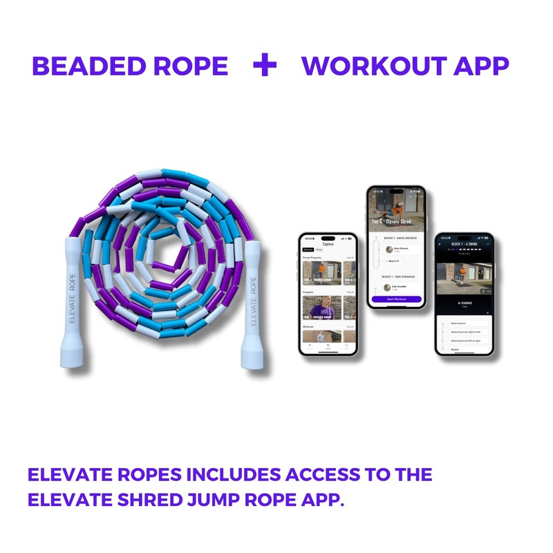 Elevate Beaded Jump Rope - Professional Jump Rope with an