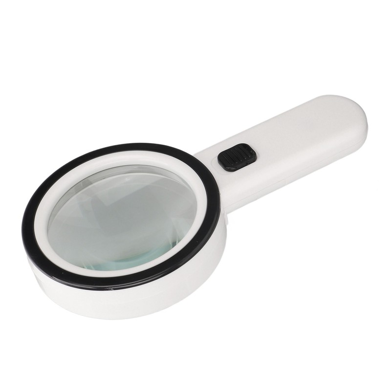 Handheld Magnifying Glass 30x Double Layer Optical Glass Lens Magnifier