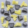 Rexka 10 Sets Wheel Well Opening Moulding Clips & Grommets
